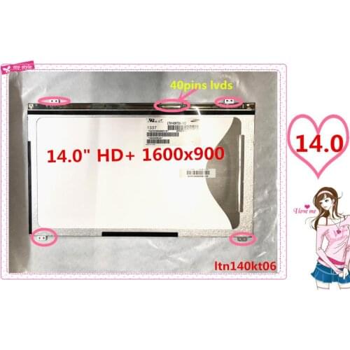 FREE SHIPPIN Wholesale LTN140KT06-501 LTN140KT06-801 For Toshiba Tecra R940 Laptop LCD LED Screen Panel Display Matrix 1600X900