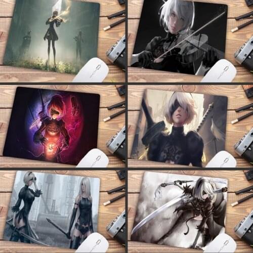 Mairuige Big Promotion New NieR Automata mouse pad gamer play mats Small Gaming Mouse Pad Gamer Cartoon mousepad 180*220*2mm