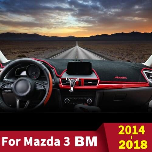 For Mazda 3 BM Axela 2014 2015 2016 2017 2018 Car Dashboard Cover Mat Sun Shade Pad Instrument Panel Carpets Anti-UV Accessories