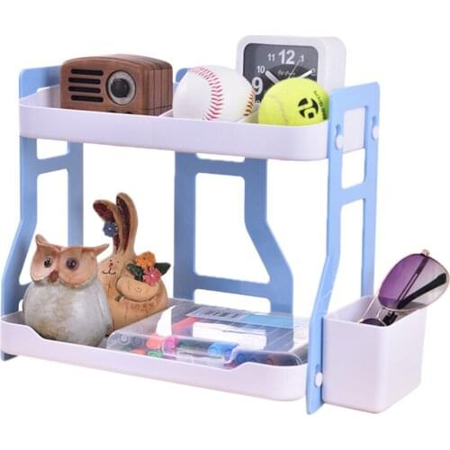 Double-layer Combination Rack Separate Design Heightened Base Tightly Connected Creativity Storage