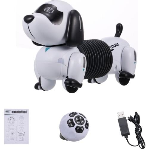 LE NENG TOYS K22 RC Robot Dog Electronic Pets RC Robotic Stunt Puppy Programmable Robot with Sound Interactive Toys for Kids