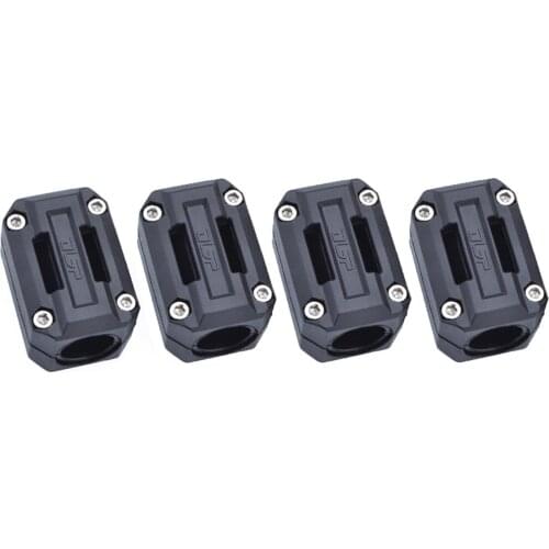 JAER 4PCS Motorcycle Engine Guard Protection Bumper Decorative Block 25mm Crash Bar for BMW R1200GS LC ADV F700GS F800GS