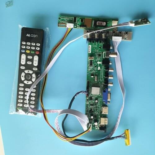 Kit For LP154WX4-TLD2/LP154WX4-TLD4 Controller board Digital HDMI Panel 1 CCFL LCD TV VGA USB AV 30pin 1280X800 remote DVB-T