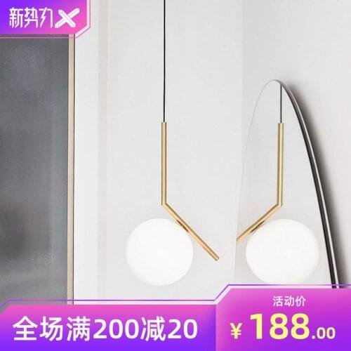 Creative pendant lights industrial light fixture glass for kitchen luzes de teto hanglampen nordic decoration home