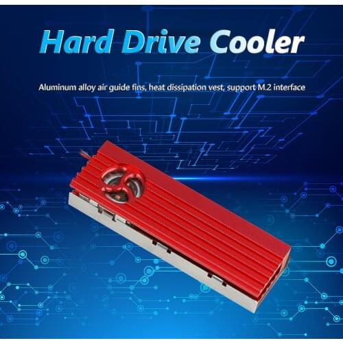 M.2SSD Heatsink Cooler Cooling SATA 15Pin Heat Dissipation Radiator Cooler Vest M.2 2280 Solid State Drive Hard Disk Thermal Pad
