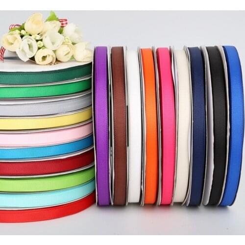 7/10/15/20/25/38mm 100 Yards Grosgrain Ribbon For Wedding Party Decoration DIY Gift Wrapping Scrapbooking Craft