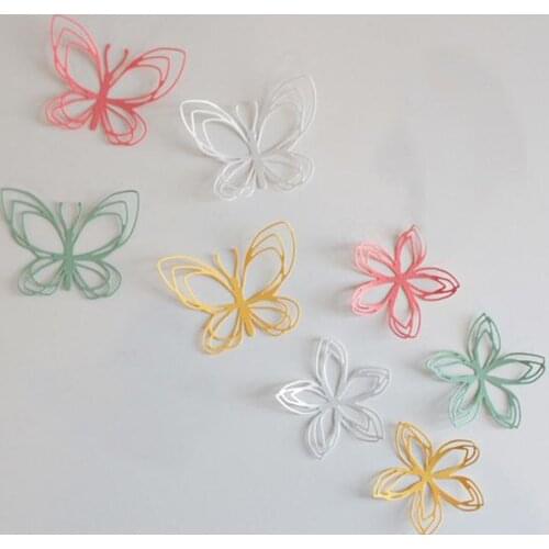 Butterfly Flower Metal Cutting Dies For DIY Scrapbooking Craft Stamps Die Cut Embossing Card Making Stencil Frame Crafts