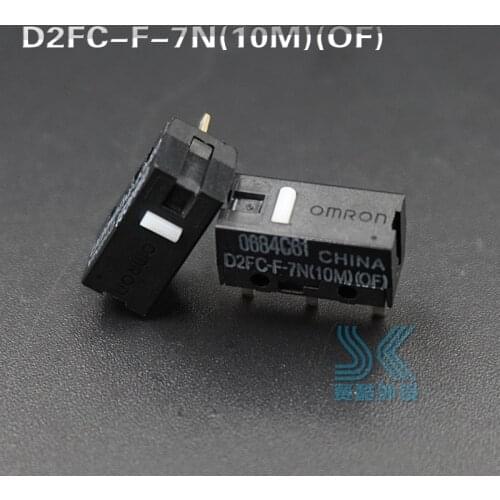 Mouse Micro Switch For OMRON D2FC-F-7N(10M)(OF) button suitable for 20M 50M Steelseries Sensei310 Logitech G102 GPRO G302