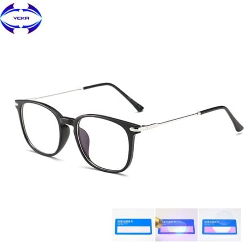 VCKA TR90 Anti Blue Light Blocking Glasses Women Goggles Reading Protection Eyewear Computer Gaming Men UV400 gafas luz azu