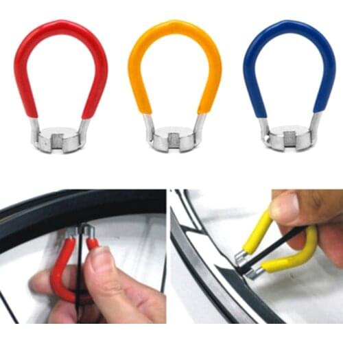 Portable Bicycle Spoke Nipple Wrench 14G Bike Wheel Rim Spoke Adjuster Spanner Repair Service Tool Key Bicycle Spoke Wrench