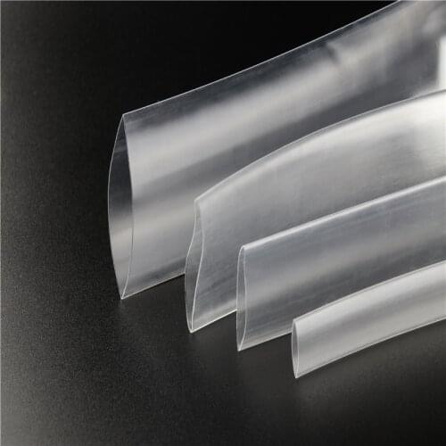 10Meter Transparent Clear Heat Shrink Tube Shrinkable Tubing Sleeving Wrap Wire kits 2:1 heat shrink tube diameter2-45mm