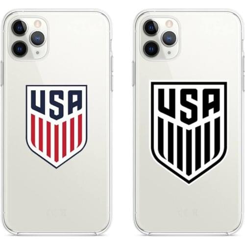 America USA Flag Phone Case clear for iphone 12 pro max mini 11 pro XS MAX 8 7 6 6S Plus X 5S SE 2020 XR cover