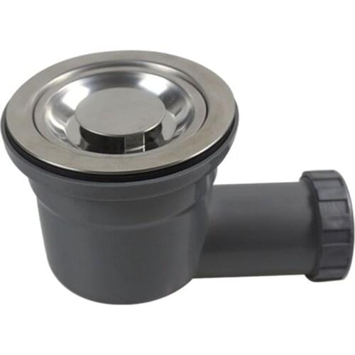 Talea 114mm Kitchen Strainer Plastic-Steel basket strainer Stopper Waste Plug Sink Filter Deodorization Basin Sink Drainer XK246