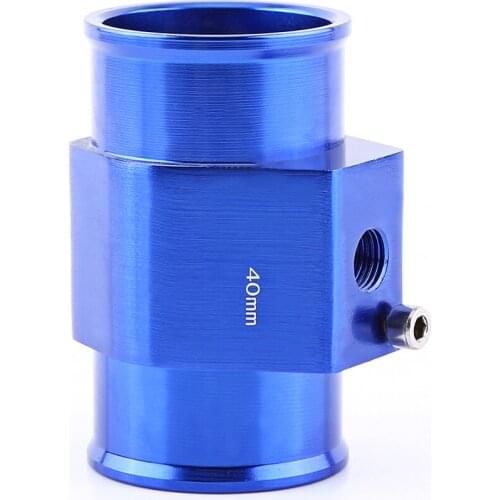 Universal Metal Car Water Temp Joint Pipe Hose Temperature Sensor Adapter Blue 40mm Suitable For Most Of Vehicles Blue