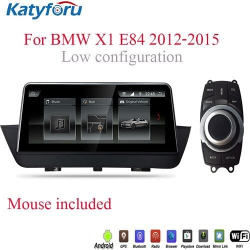 Android car video for bmw E87 bmw x1 with 2G RAM 8 core steering wheel control 1280x480 HD screen reversing imag mouse included