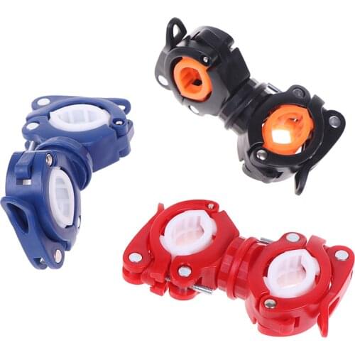 Flashlight Mount Holder Universal Bicycle Bike LED Light Flashlight Torch Mount Holder 360° Rotation Cycling Clip Clamp