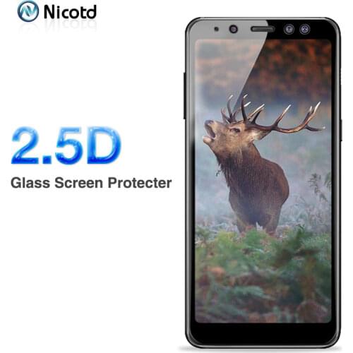 Full cover tempered glass for Samsung Galaxy A8 A6 Plus 2018 screen protector for Samsung A8 A8+ A6 2018 protective glass film