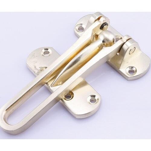 Zinc Alloy Hasp Latch Lock Door Chain Anti-theft Clasp Convenience Window Cabinet Locks For Home Hotel Security