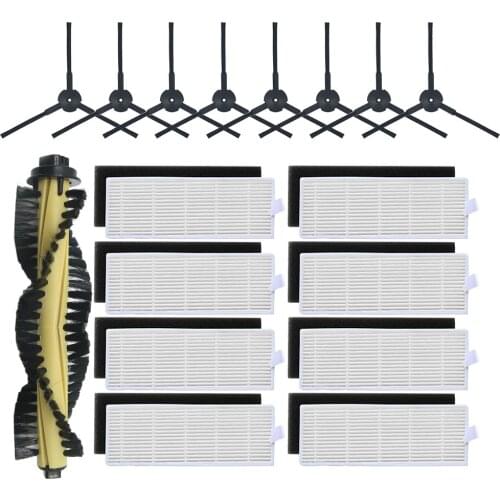Robot Vacuum Cleaner Parts For ILIFE A4 T4 X432 X430 Main Brush HEPA Filter Sponge Side Brushes For ILIFE A4