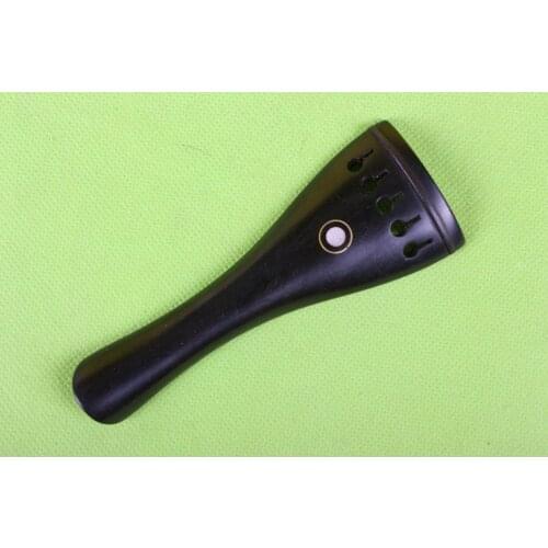 16 inch Viola tailpiece ebony for 5 string Viola parts Paris eye inlay yinfente