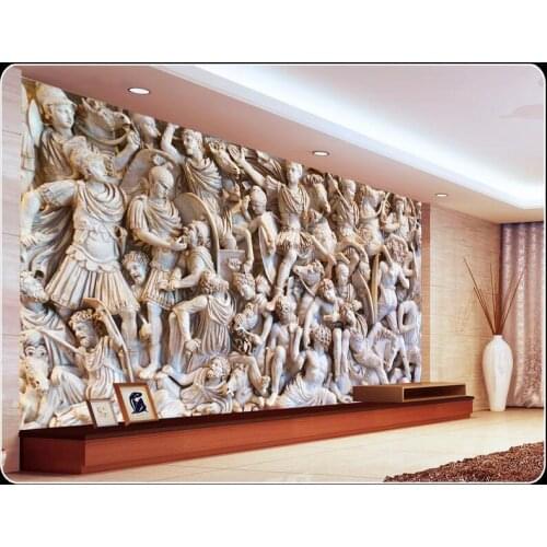 3d wallpaper custom photo non-woven picture European vintage figure Relief room decoration painting 3d wall murals wallpaper
