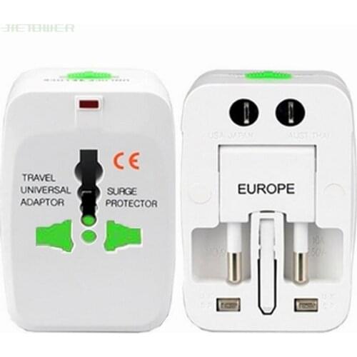 50sets/lot International Plug Adapter Global Universal Travel Adapter AC Power Socket Charger Converter EU UK US AU Plug