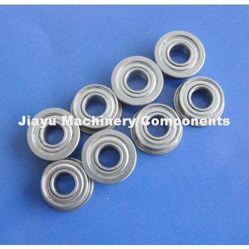 Free Shipping 10 PCS F696ZZ Bearings 6x15x5 mm Flanged Ball Bearings RF-1560ZZ F696-2Z