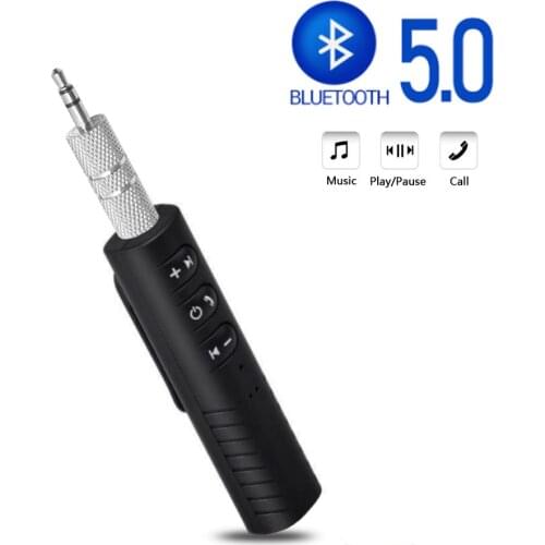 Adaptador inalámbrico para auriculares, receptor Bluetooth inalámbrico Jack de 3,5mm con Bluetooth 5,0, receptor auxiliar para P