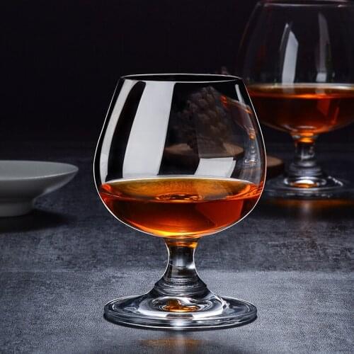 Brandy glass whiskey glass creative European high-end crystal glass short red wine glass foreign wine glass home