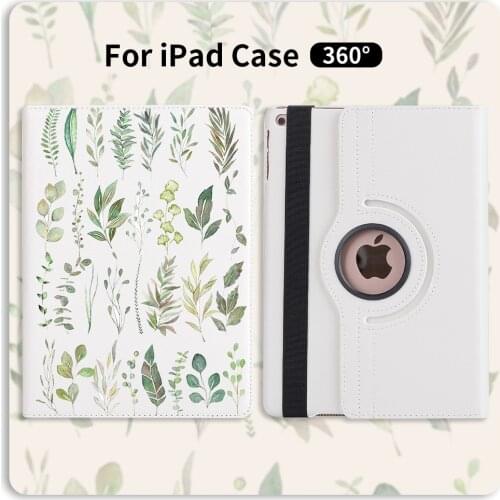 360 Degrees Rotating PU Leather Case Lavender For iPad 7th Generation Case Stand Cases Smart Tablet For iPad 10.2-in 2019 Air 3