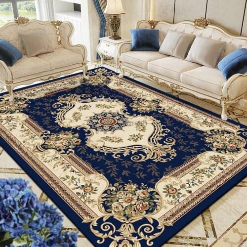 European-style Living Room Coffee Table Blanket Sofa Carpet Bedroom Cushion Chinese-style American Household Thickened Floor Mat