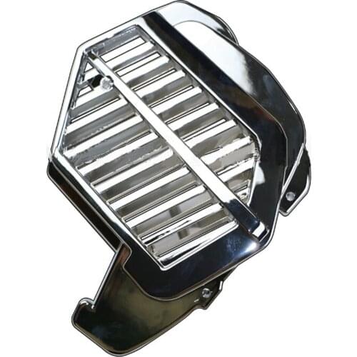 Chromed Motorcycle Engine Fan Shroud Cover Cooling Protector For PCX125 PCX 125 PCX-125