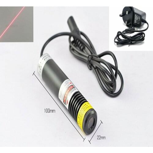 Line 650nm 660nm 50mW Red Laser Diode Module Long time working 22x100mm Lazers