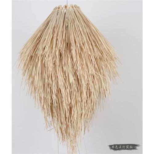 Japanese pastoral style handmade rattan Art Chandelier Restaurant Bar Cafe chandelier retro led chandelier decorative lighting