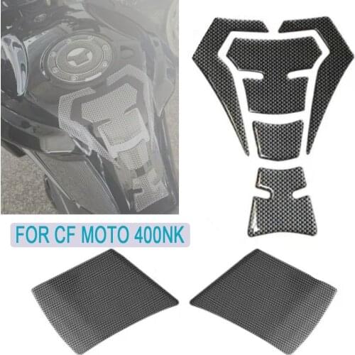Motorcycle Tank pad Sticker Carbon Fiber Protect Pad For CF 400 NK CF MOTO NK 400