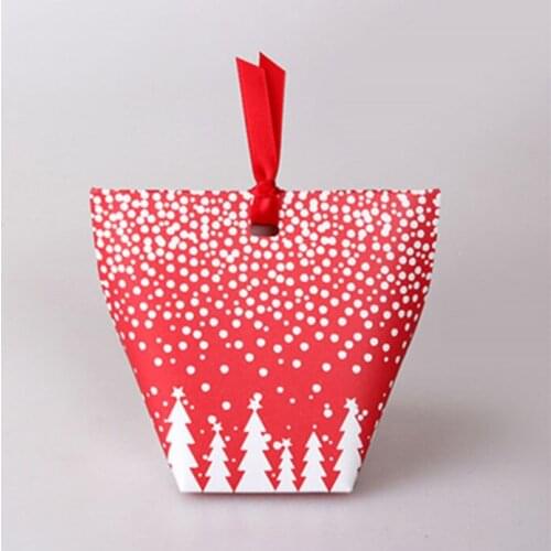 2017 New 50pcs Christmas snowflake, Christmas tree candy bag, baking cookie, gift box