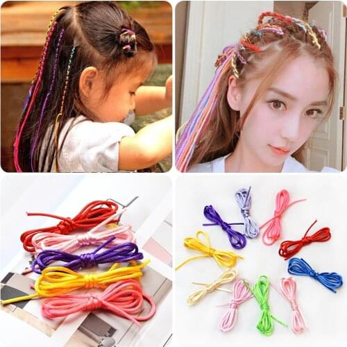 2019 Novelty Colorful Wigs Weave Ponytail Hair Ornament Headbands Beauty Hair Bands Headwear Kids Hair Accessories Rabbons