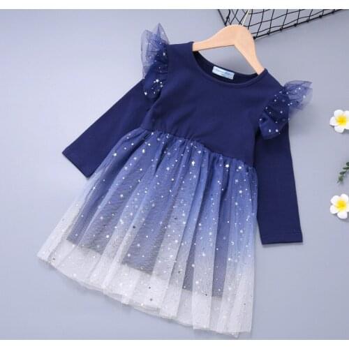 New 2021 Spring Baby Kids Girl Dresses For Girls Princess Dresses Cute Autumn Kids Girl Dress Long Sleeve Dress