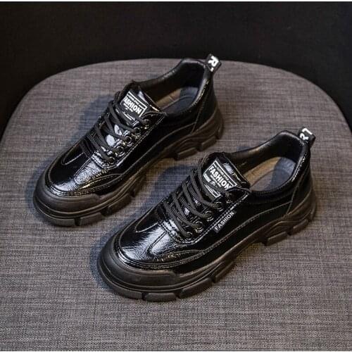 Solid color non-slip round head simple and generous New spring fashion lady single shoes professional daily womens shoes U29-24