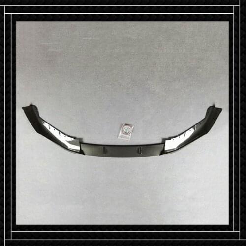 Three-Piece Front Lip Spoiler For B-MW 5 Series G30 G38 2021 ABS Carbon Look Car Styling Front Diffuser
