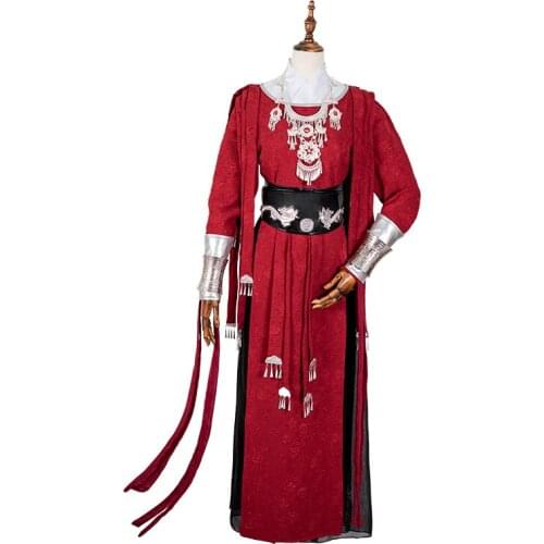 Hot Anime Heaven Official Blessing Huacheng Ancient Style Elegant Hanfu Element Robe
