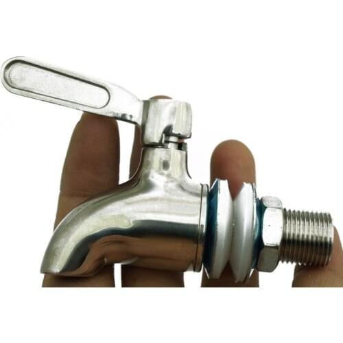 Hot Stainless Steel Faucet Tap for Home Brew Barrel Kegs Fermenter Wine Beer Fridge