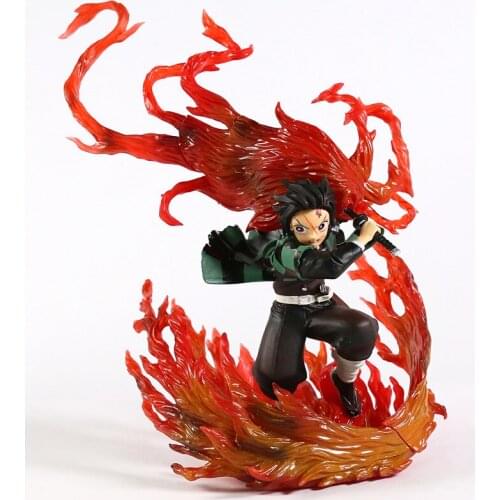 Demon Slayer Kamado Tanjirou Battle Ver Gk Statue Figurine PVC Collection Model Figure Toy