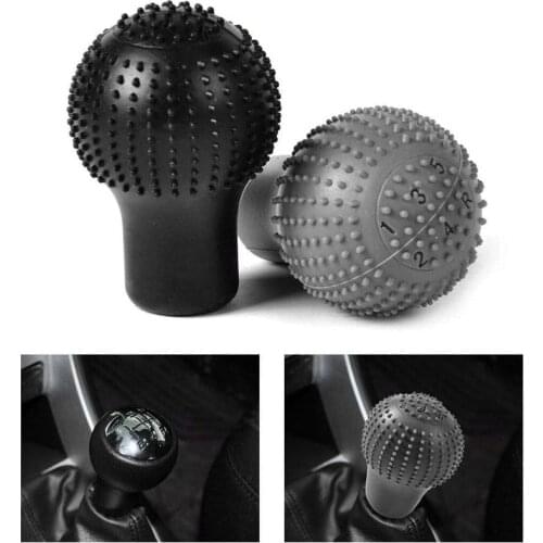 Universal Car Silicone Shift Knob Cover Gear Head Gear Shift Round Bump Nonslip Shifter Collars Handbrake Grip Case