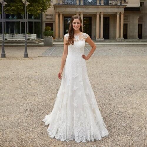 Vintage Sheath Sleeveless Wedding Dress New Design Women Long Lace Bohemian Bridal Gowns Boho Robes De Mariage