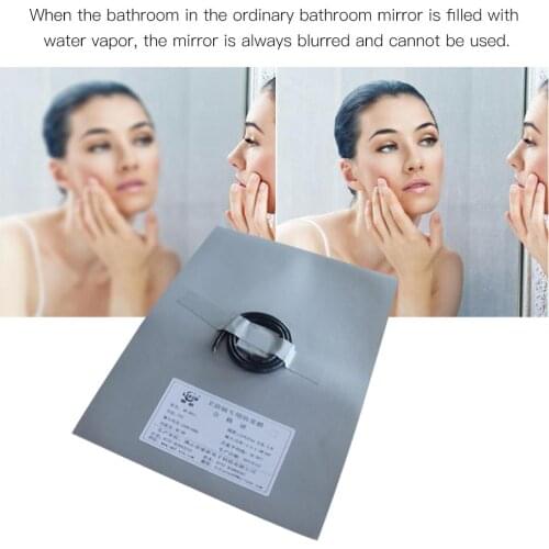 Bathroom Mirror Protective-Film Self-timer mirror Waterproof Anti-Fog electric heating glass heater special film 400MM * 600MM