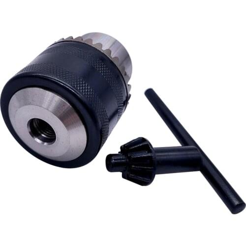 1pcs 1-13mm 3-16mm B16 B18 1/2 Thread Drill Chuck Conversion Drill Chuck Wrench Into Electric Drill Keyless 3 Jaw Chuck