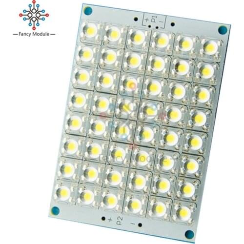 1Pcs 48 LED Super Bright DC 12V 3.2W White Light Piranha Panel Lamp Board Module