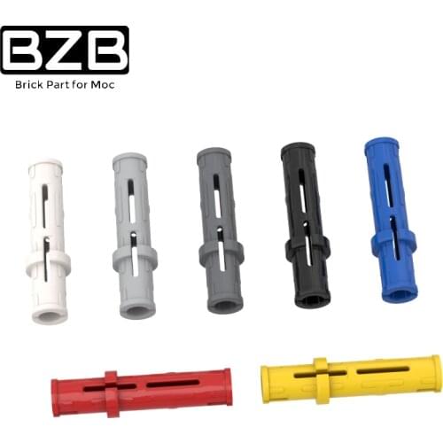 10PCS Parts 6558 High-Tech Pin Long Friction Ridges Lengthwise Building Blocks Parts DIY Educational Tech Parts Toys For Kids