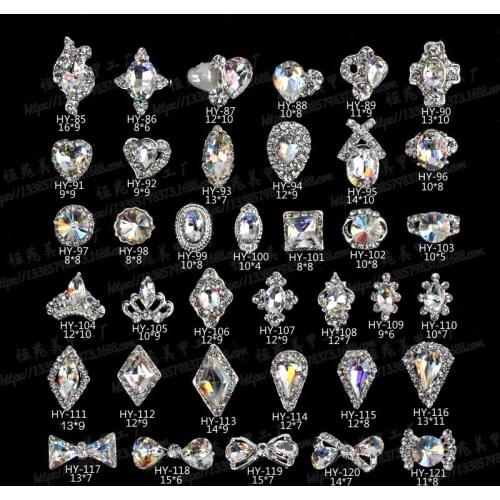 10pcs/lot, Nail Art 3d Flat Back Multicolored Diamonds Iridescent Rainbow Colors Rhinestones For Nail Tips Decorations